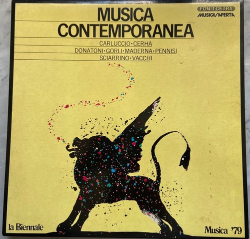 Musica contemporanea lp - musica,