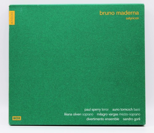Bruno maderna satyricon - satyricon, opera