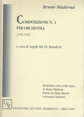Maderna composizione x - composizione, 1