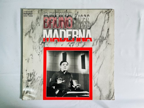 Bruno maderna in - -, memoriam