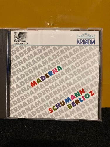 Bruno maderna schumann - cd,